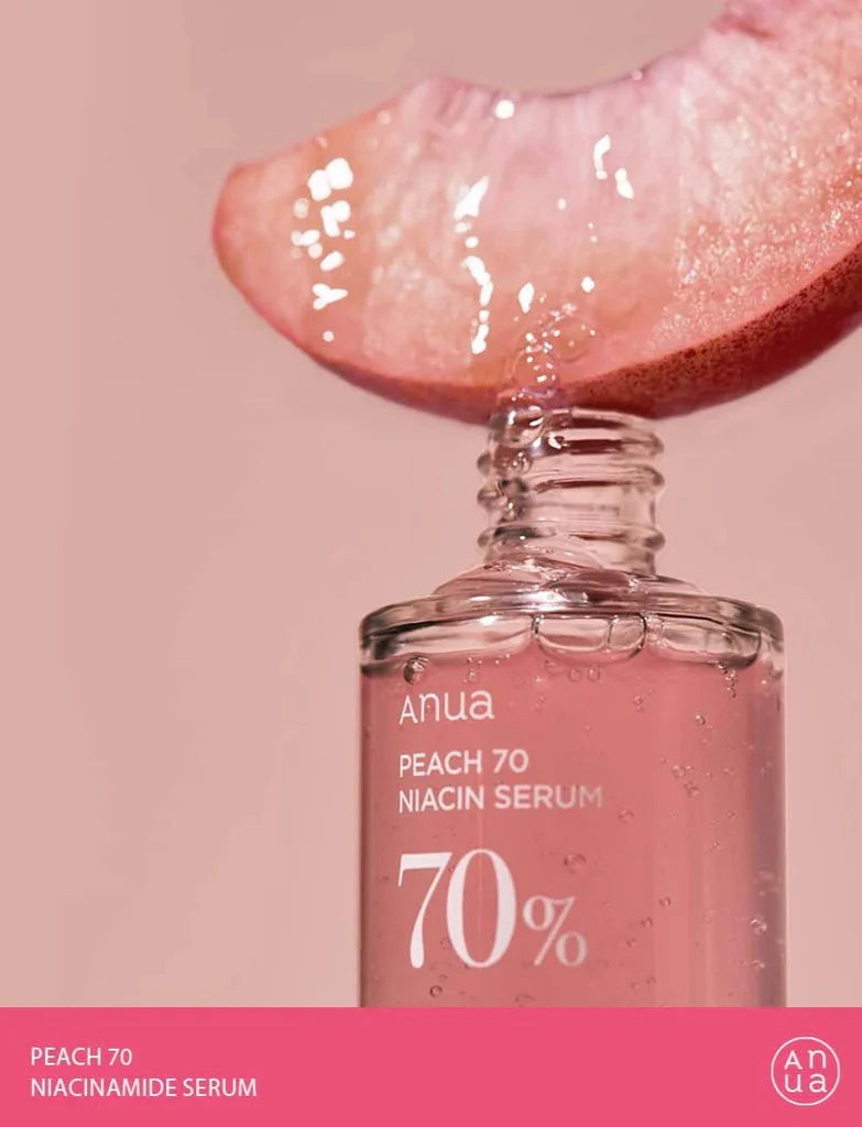 ANUA Peach 70% Niacinamide Serum 30ml – Brightening Serum