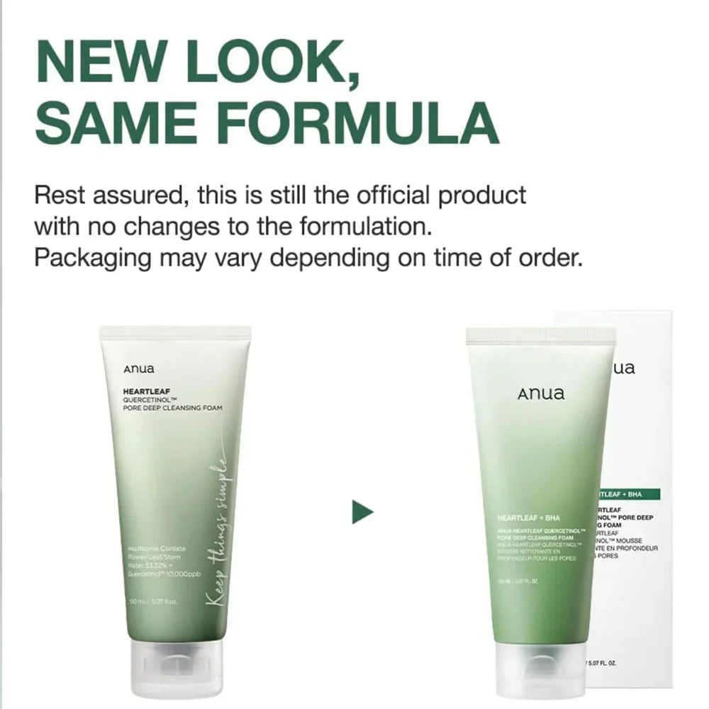 [ANUA] - HEARTLEAF QUERCETINOL PORE DEEP CLEANSING FOAM 150ml