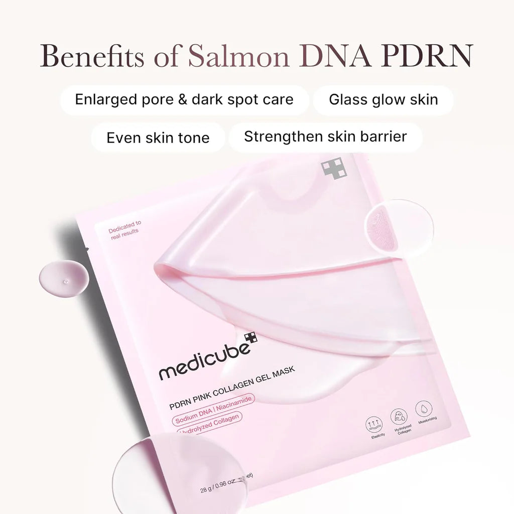 Medicube PDRN Pink Collagen Gel Mask (1 Sheets) – Anti-Aging & Hydrating